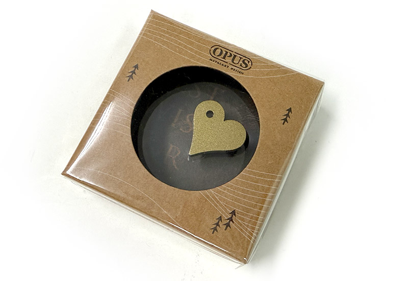 OPUS 歐式鐵藝金屬香插 -愛心(金)